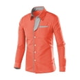 thumbnail image 6 of Enjoytime Button Down Shirt Men Fashion Business Casual Dress Collared Long Sleeve Shirts with Pocket, 6 of 6