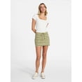 thumbnail image 2 of No Boundaries Knit Micro Mini Skort, Women's XXS-XXL, 2 of 5