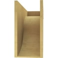 thumbnail image 4 of 10"W x 30"D x 20"H Classic Del Monte Rough Cedar Woodgrain TimberThane Corbel, Primed Tan, 4 of 6