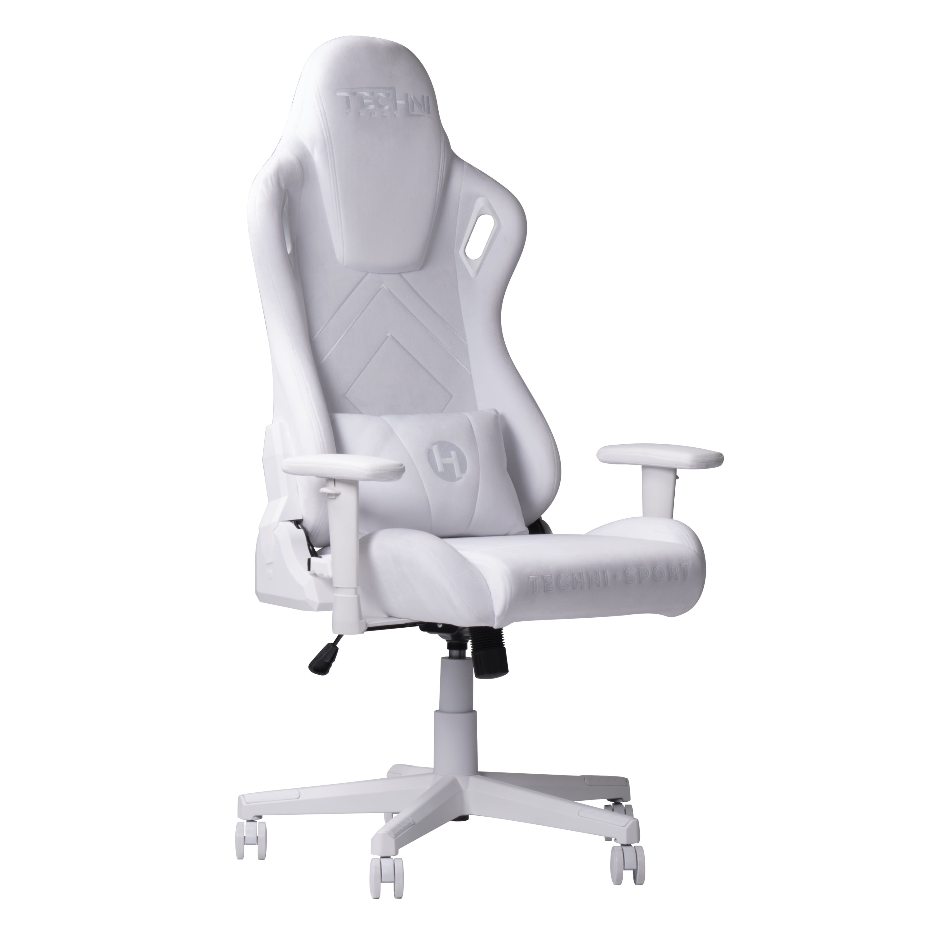 Techni Sport TSF45C Velvet Gaming Chair White Walmart