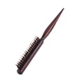 thumbnail image 4 of Mango de madera, cepillo de pelo de cerdas de jabalí Natural, peine esponjoso, herramienta de peluquería y barbero, 4 of 8