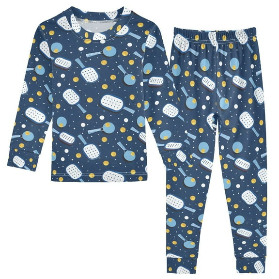 Christmas Pajamas Pickleball Game . Paddle Balls Cute Comfortable Cotton Two-piece Christmas Pajamas Set