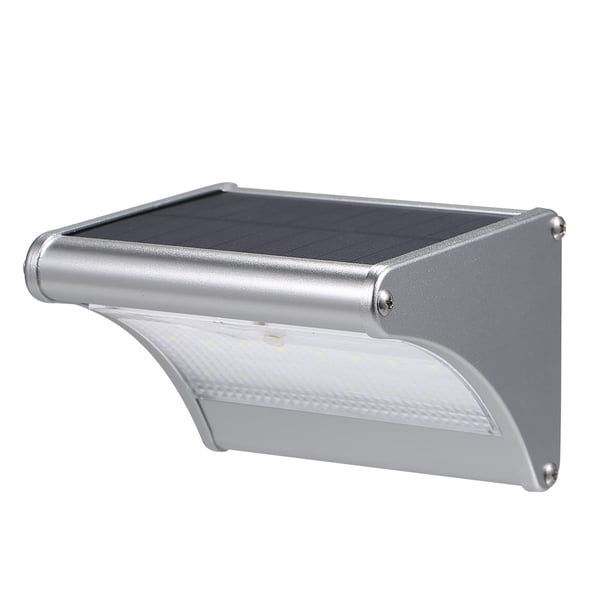 Lámpara solar de pared, lámpara solar de pared, luces con sensor de movimiento de radar, lámpara de jardín impermeable para exteriores, carcasa de aleación de aluminio para puerta