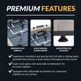 thumbnail image 5 of Hathaway 55" Braxton Stand Alone Foosball Table, height 34.5", 5 of 7
