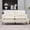 Cream White, variant on TS Cat paw leather upholstered sofa loveseat,Nordic retro light luxury living room balcony bedroom single casual sofa chair (Brown)