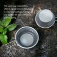 thumbnail image 4 of Sonducket Tazas de acero inoxidable de 50ml con asa, taza para acampar al aire libre, taza de agua portátil ligera para acampar, barbacoa Kits de desorden para acampar 1 Weinglas, 4 of 6