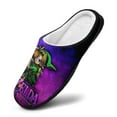 thumbnail image 3 of Men The Legend of Zelda Slippers Non-Slip Fuzzy House Slippers Warm Soft Plush Winter House Shoes Indoor Outdoor Slip-On Shoes, 3 of 7