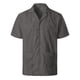thumbnail image 1 of Camisas Para Hombre Manga Larga Hombres primavera y verano moda y ocio Dongfeng Multi bolsillo botón solapa camiseta manga corta (Grey, M), 1 of 6