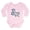 Petal Pink, variant on - Halloween Dinosaur Mummy - Long Sleeve Cotton Baby Bodysuit