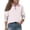 Pink, variant on CCRFTGI Polo Shirts for Children Girls Size 7 School Uniform Striped Shirt Athletic Tennis Lapel Button Collared Polo Casual Long Sleeve 2026 Summer T-Shirts Army Green 3-4 Years