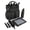 Black, variant on YAHHU Large Capacity Baby Diaper Bag Backpack, Multi-Function Maternity Nappy Bag with Stroller Straps, Water-Resistant (16.54 inches / 42 cm), Gray [cite: 11]