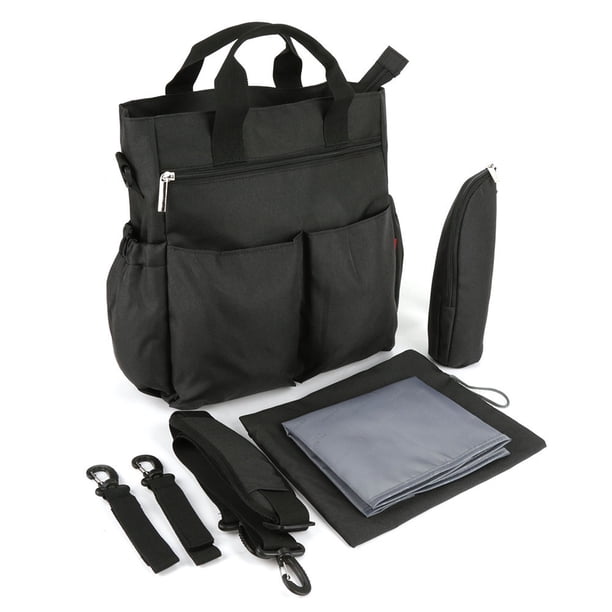 Bolsa de pañales NikouMX para bebés Mochila Portátil de gran capacidad 30 x 10 x 33,5 cm