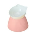 thumbnail image 1 of TIELUTT Ceramic Raised Cat Bowl Raised Cat Bowl Vomiting Cat Bowl Suitable For Indoor Cats Panniers For Small Dogs Dog Trimming Accessories Dog Bike Rack Train Dogs Leash Dog Trailer Accessories, 1 of 6