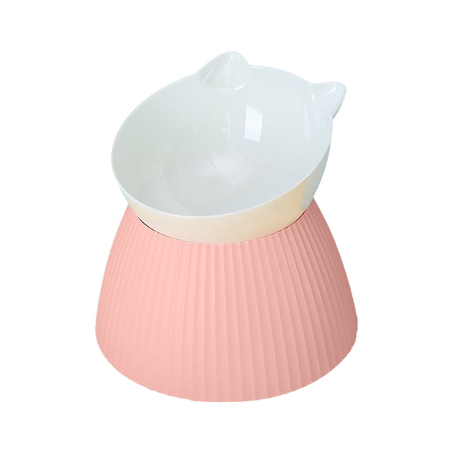 TIELUTT Ceramic Raised Cat Bowl Raised Cat Bowl Vomiting Cat Bowl Suitable For Indoor Cats Panniers For Small Dogs Dog Trimming Accessories Dog Bike Rack Train Dogs Leash Dog Trailer Accessories