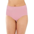 thumbnail image 2 of Bali Women's Microfiber Seamless Brief Panty (Pack of 3) 3 Blushing Pink, 2 of 4