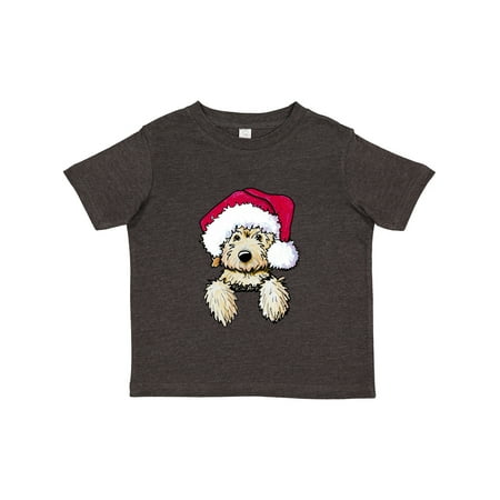 

Inktastic KiniArt Christmas Goldendoodle Gift Toddler Boy or Toddler Girl T-Shirt