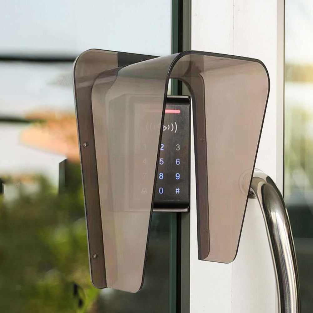 Doorbell Rain Cover Doorbell Shield For Door Phone Intercom Bell Button Transparent Smile Home