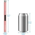 thumbnail image 2 of ZJQYDS Electric Candle Lighter - USB Rechargeable, Flameless Plasma, Windproof, Pocket Size for Candle, Cooking, BBQ, Firework (Rose Gold, 3 Pack), 2 of 12
