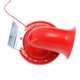 thumbnail image 4 of Bocina de aire eléctrica roja de 200 dB y 12 V/24 V con sonido rugiente para coches, motocicletas, camiones y barcos, 4 of 7
