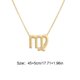 thumbnail image 5 of Qarigey Ins doce signos del zodiaco constelaciones tema amistad collar Ins DIY personalidad colgante accesorio de moda Virgo oro Ropa, zapatos y accesorios Miscelánea Virgo oro Qarigey AP009334-04, 5 of 6