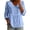 Sky Blue-Shirts for women, variant on FNFYFH Peter Pan Shirt Women Long Sleeve Button Down Shirts Cute Peplum Tops
