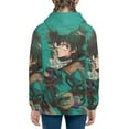 thumbnail image 4 of My Hero Academia Deku Teenager Hoodies Shirt Zipper Sweatshirts Hooded Hoody Clothes Coat For Boys Girls, 4 of 7