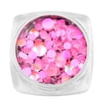 thumbnail image 2 of Xihbxyly dia del primer ministro Joyería NailArt, cuentas de sirena, cuentas semicirculares transparentes, joyería para uñas, diamantes de imitación, 2 of 2