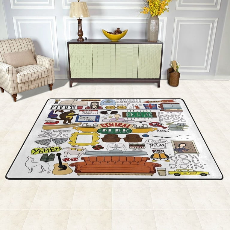 Friends Rug On Set Friends Tv Show Rug 60 Photos - Moonagedaydream.film