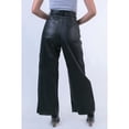 thumbnail image 2 of Castelli pantalón cuero auténtico mujer oversize high rise piel borrego dama, 2 of 3