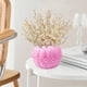thumbnail image 5 of Maceta de plástico original con forma de calabaza de imitación, para decoración de fiestas, con dos mitades unidas., 5 of 6