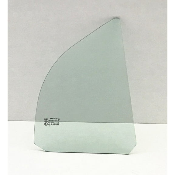 Passenger Right Side Rear Vent Window Vent Glass Compatible with Honda Civic 4 Door Sedan 2001-2005 Models