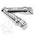 thumbnail image 3 of Silver Rear GP Foot Peg Passenger Rest For Kawasaki Ninja ZX EX 650 Rear Set, 3 of 4