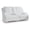 White, variant on Signature Design by Ashley Higgesbee Black Reclining Loveseat with Console