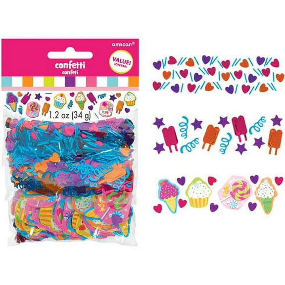 Happy Birthday 'Sweet Shop' Confetti Value Pack (3 types)