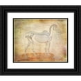 thumbnail image 1 of Murdock, Ramona 32x26 Black Ornate Wood Framed with Double Matting Museum Art Print Titled - Horse Anatomy 301, 1 of 4