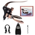thumbnail image 1 of Wine Bottle Opener, Professional Corkscrew Bottle Opener, Manual Lift, Corkscrew with Ergonomic Lift Pump, Spiral, Rabbit Style Corkscrew with Foil Cutter, Wine Stopper, 1 of 4