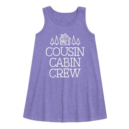 

Instant Message - Cousin Cabin Crew - Vacation - Toddler & Youth Girls A-line Dress