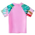 thumbnail image 3 of BAOHULU Girls Swimsuit Two Piece UPF 50+ Pink Rash Guard Shirts 3-12 Years, 3 of 5