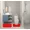 Red, variant on Gorgeous Home Linen 2-Piece Chenille Bathroom Rug Set, Non-Slip Contour & Shower Mats