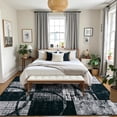 thumbnail image 3 of Ultrug Fluffy Rugs for Bedroom Abstract Area Rug for Living Room Decor Nursery Carpet,5'x8',Grey, 3 of 7