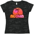 thumbnail image 3 of Inktastic Pink Aloha Palm Women's T-Shirt, 3 of 5