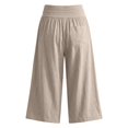 thumbnail image 4 of Breezora Casual Womens Linen Cotton Wide Leg High Waist Pants Relaxed Trousers for Daily Summer Wear, 4 of 6