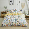 thumbnail image 1 of Lovely Cartoon King Size Duvet Cover Set 220x240 Skin Friendly Double Bed Quilt Cover Blanket Comforter Cover and Pillowcase Fivean unisex, 1 of 2