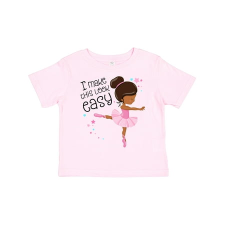 

Inktastic I Make This Look Easy- Ballerina Dancing Gift Toddler Boy or Toddler Girl T-Shirt
