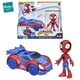 thumbnail image 1 of Hasbro Marvel Spidey y sus amigos Figura de acción, Miles Morales, SpidSuffolk, Juguetes para niños, Coche, mesurost-Spider, Black Pather, 4" zhangyuxiang LED, 1 of 1