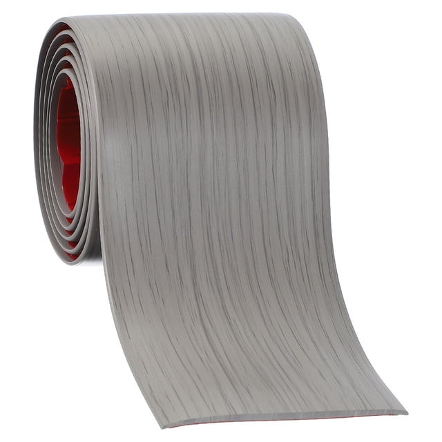 Tira de Transición de Piso Autoadhesiva Uxcell 3.3' x 3" Madera Gris de Vinilo
