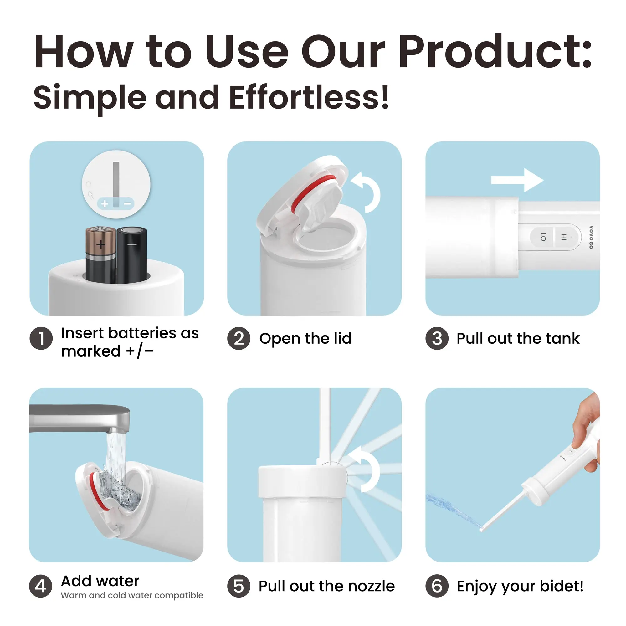 VOVO GO The Portable Bidet