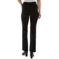 thumbnail image 2 of BCX Womens Seamed Pull On Casual Lounge Pants, Black, Juniors, Medium, 2 of 2