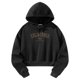 thumbnail image 2 of Sudadera con capucha con cordón, Tops estampados, sudadera con capucha suave a la moda, Tops para ir de compras, oficina, otoño, senderismo, hogar S, 2 of 8