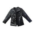 thumbnail image 2 of kowaku Veste de Costume en Cuir PU à l'Échelle 1:6, Accessoire Stylé Cosplay Réaliste Rétro Classique, 2 of 8